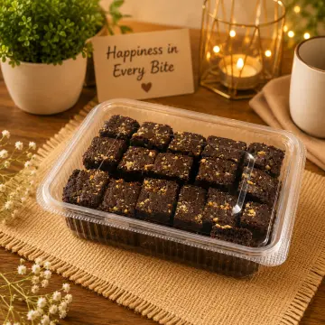 Home-made brownie
